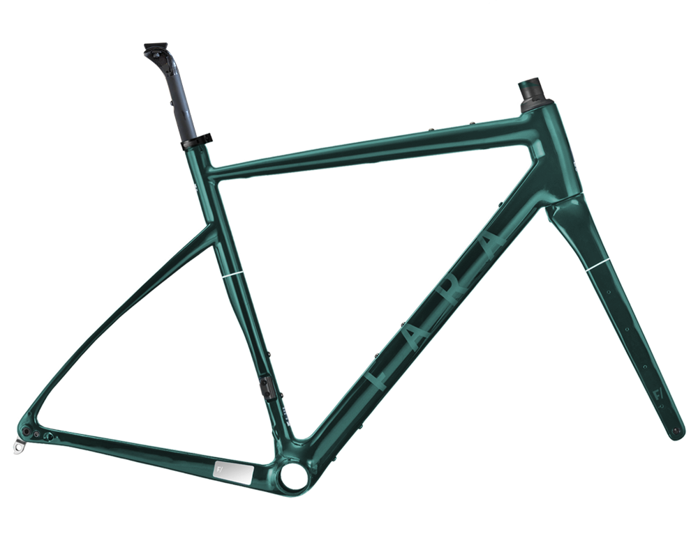 F/All-Road Fjord Green Frameset with Thru Axles
