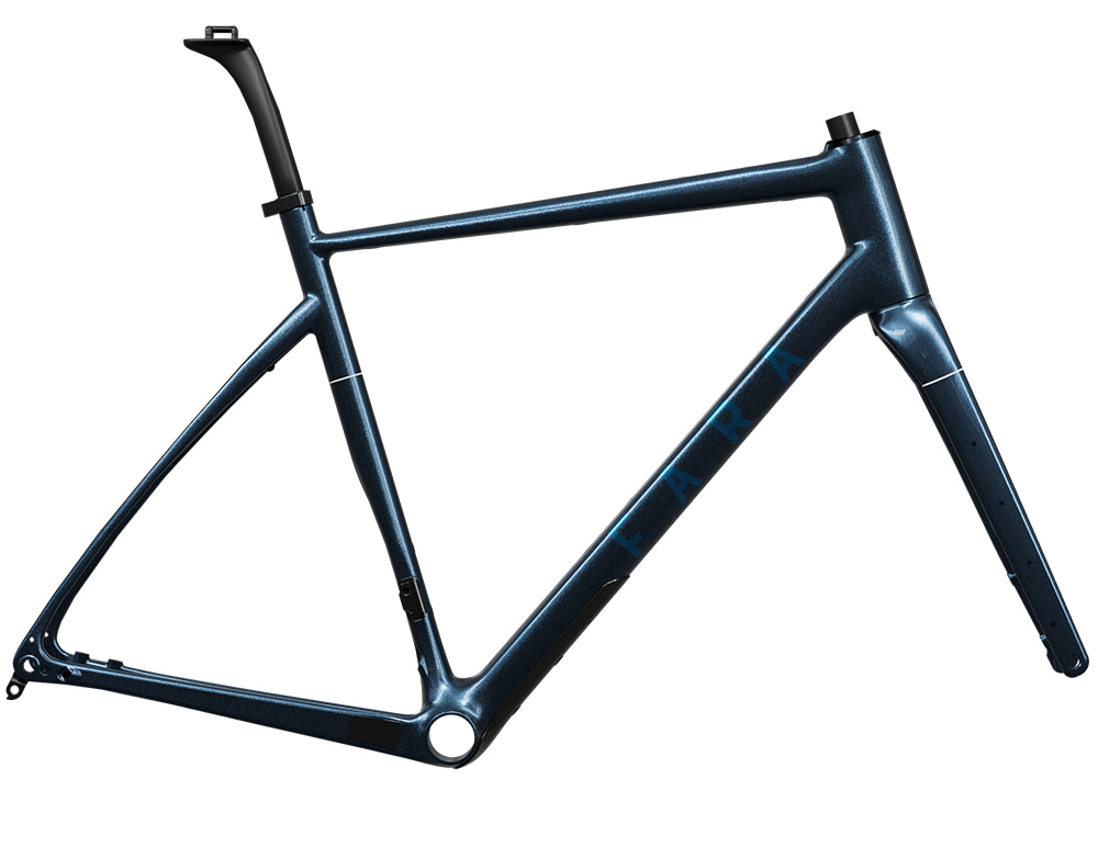 F/AR Winter Sky Frameset with Thru Axles
