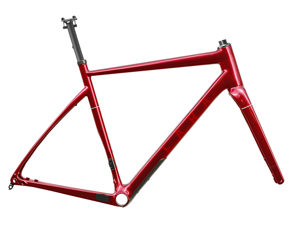 F/RD Morell Red Aero Frameset with Thru Axles