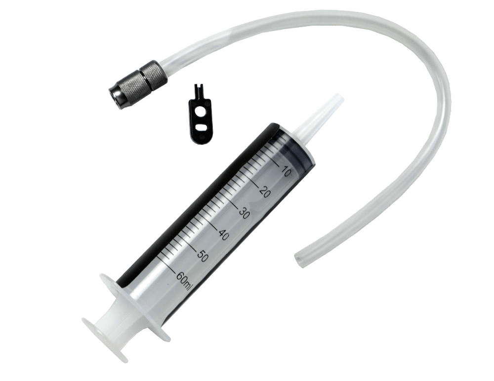 Tubeless sealant injector syringe